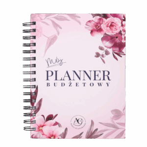 Planner budżetu niedatowany (drukowany) - róż