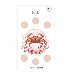 Wyzwanie oszczędnościowe: Znak Zodiaku "RAK"