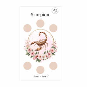 Wyzwanie oszczędnościowe: Znak Zodiaku "SKORPION"