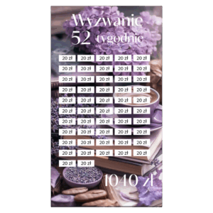 Wyzwanie "Fioletowe 52 Tygodnie" - książeczka