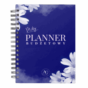 Planner budżetu niedatowany (drukowany) - granat