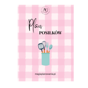 Planer posiłków A5 - bloczek klejony (52 szt.)