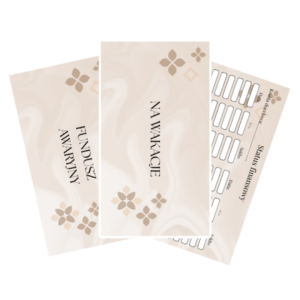 Cele długoterminowe - Beżowy Szyk do organizera A6